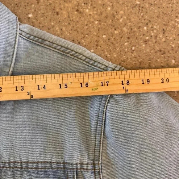 Brooklyn Cloth Jacket Mens Size Large Blue Jean Denim - Picture 5 of 9